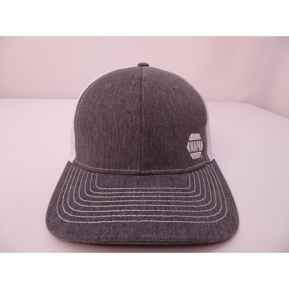 NAPA Grey White Trucker Snapback Baseball Hat Cap